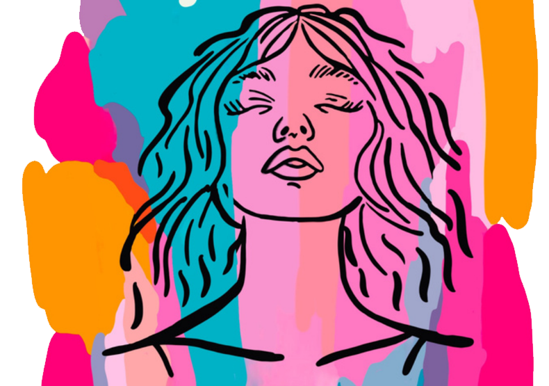 Illustrated portrait